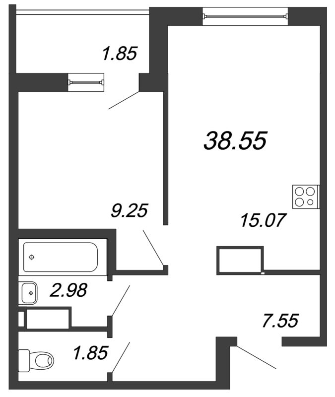 Двухкомнатная в девяткино. Двухкомнатная в девяткино. 41. Двухкомнатная в девяткино. Мурино жк ручьи.